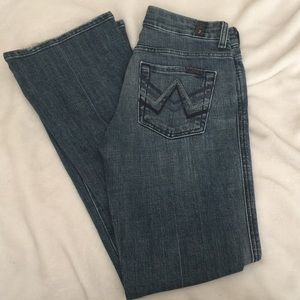 7 for all mankind A pocket flare bootcut jeans